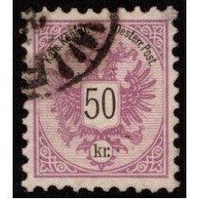 1883 Østrig - AFA 39 - Dobbeltørn - Stemplet.